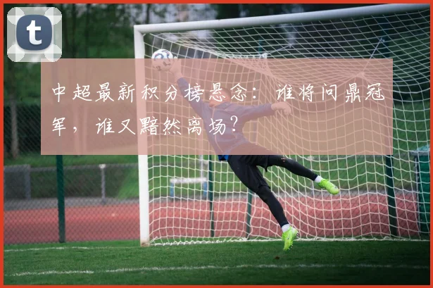 中超最新积分榜悬念:谁将问鼎冠军,谁又黯然离场?