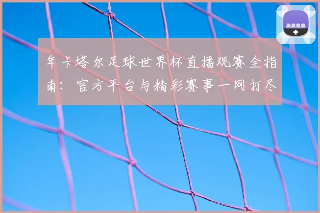 年卡塔尔足球世界杯直播观赛全指南:官方平台与精彩赛事一网打尽